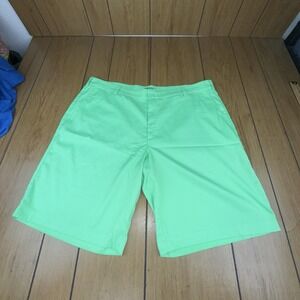 NIKE GOLF TOUR PERFORMANCE‎ DRI-FIT SIZE 40 Men's Shorts Lime Green 11" Inseam